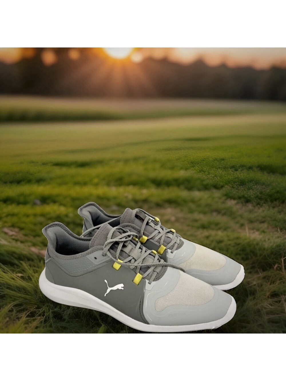 PUMA IGNITE Fasten8 Golf Shoes Men’s 11 Gray Silver Spikeless 193000-06